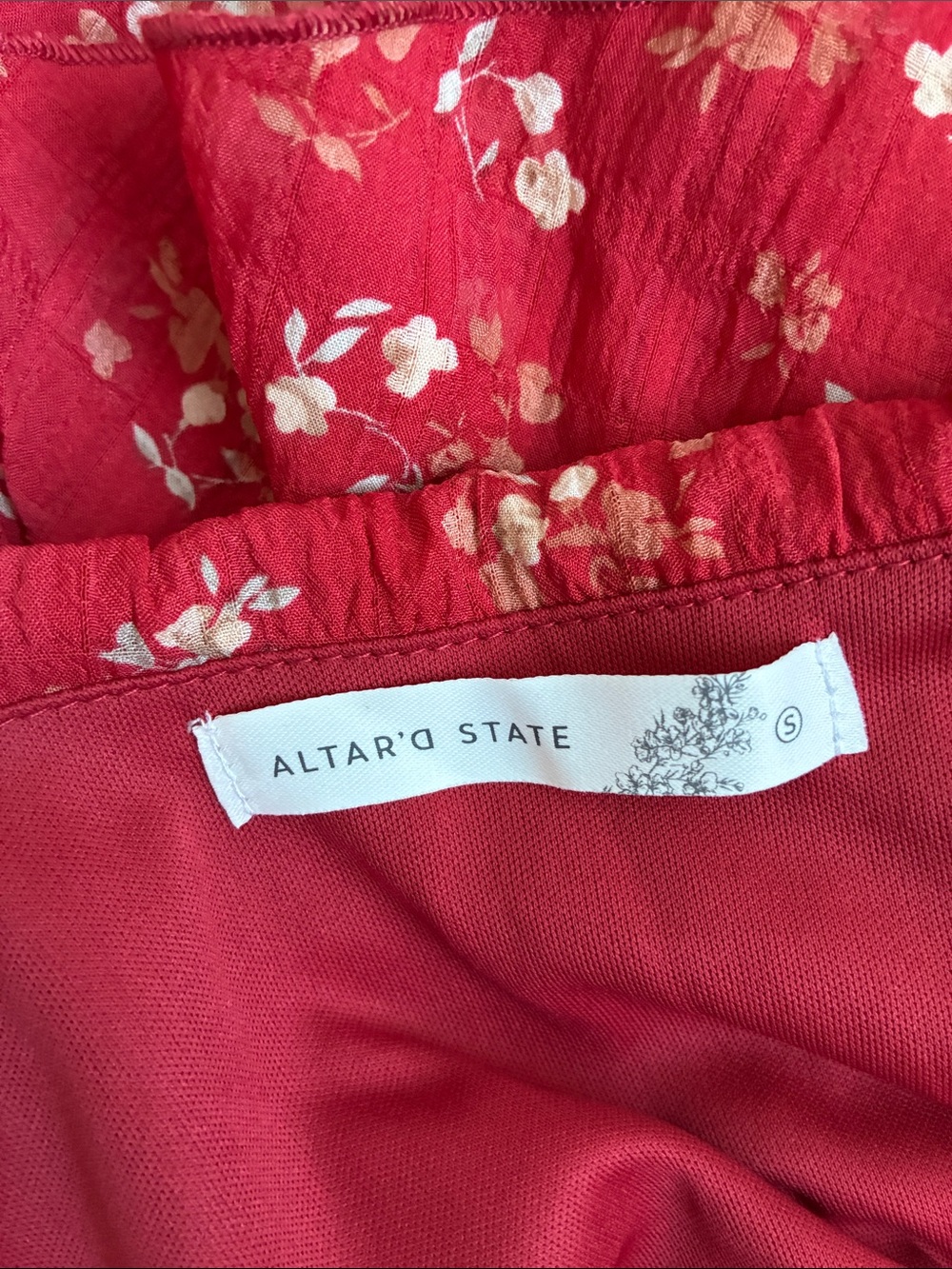 Altar’d State - Floral Ruffle Blouse - Picture 5 of 6